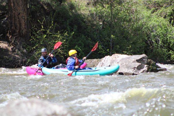 Instructional kayaking trips