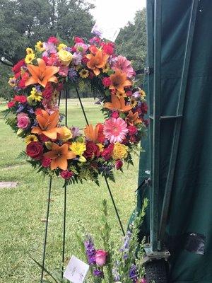 Funeral wreath