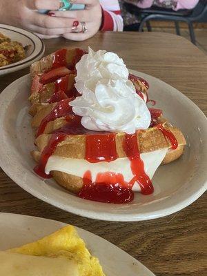 Strawberry cheesecake French toast