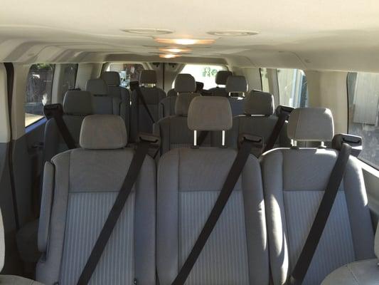 Seating Arrangement Ford Transit 15 Passenger