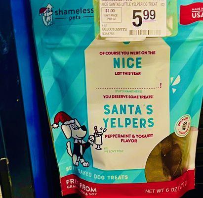 Santa's YELPERS Dog Treats