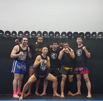 CTB Fight Team after sparring