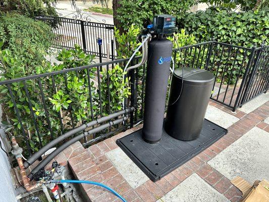 Water softener installation