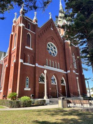 Beautiful front of the church