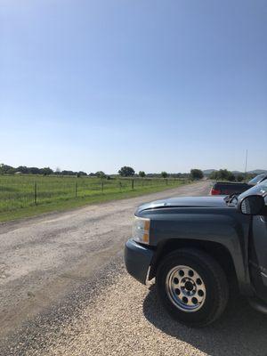 Parking to get to the river