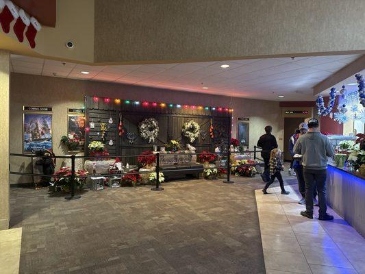 A beautiful lobby at Coral Cliffs Cinema 8