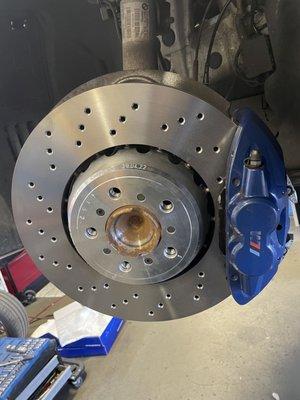 Front pads and rotors 2018 M3