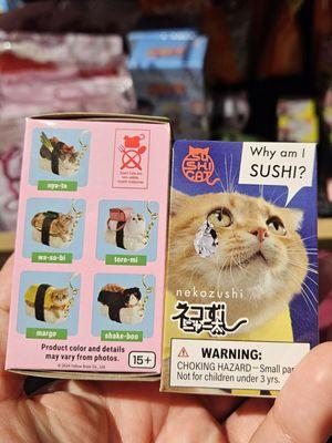 The cat's face XD "Why am I SUSHI?"