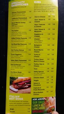 Menu Inside