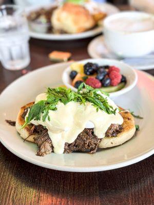 Short rib Benedict