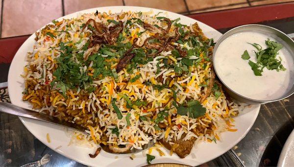 Chicken biryani