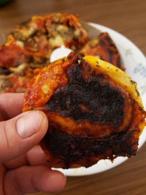 Burnt food