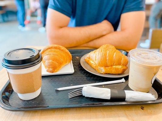 Croissant Egg Saint Mocha Latte Cold Brew