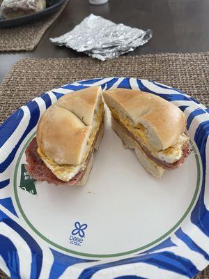 Breakfast Bagel Sando.