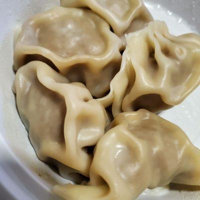 Steamed dumplings (I already ate a few lol)