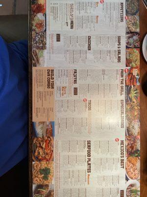 Menu 9/26/14