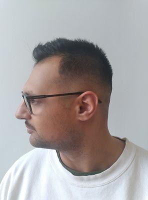 Fade haircut by Stephen