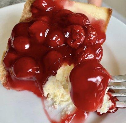 Cherry cheesecake