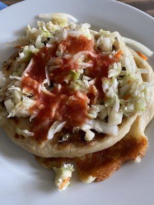 Pupusas all dressed up