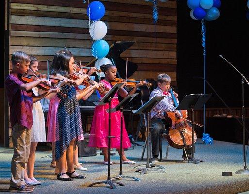 Valley Christian Elementary has a full "Kidservatory" program with instruction in vocal and instrumental music, and other arts.