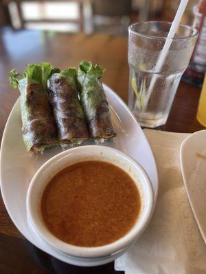 Pork summer rolls