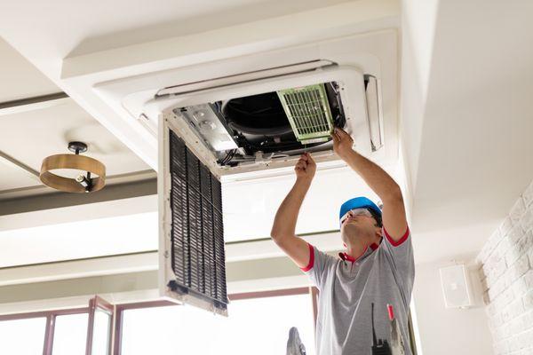 Air conditioning installation