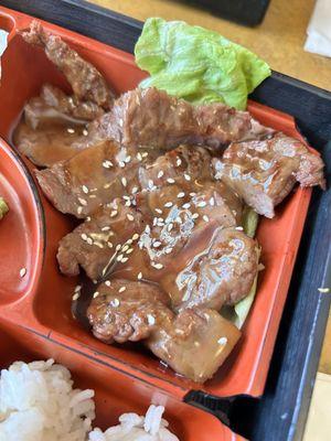 2. Sashimi and Sirloin Steak Teriyaki Dinner