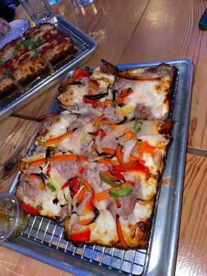 Rocky Detroit style pizza