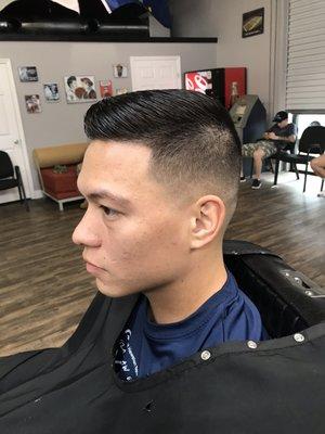 Medium skin fade