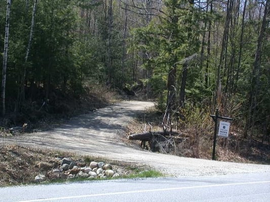 The entrance on County Rt. 11 east of New Vermont Rd.