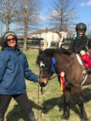 Owner yvonne and her 4 year old daughter