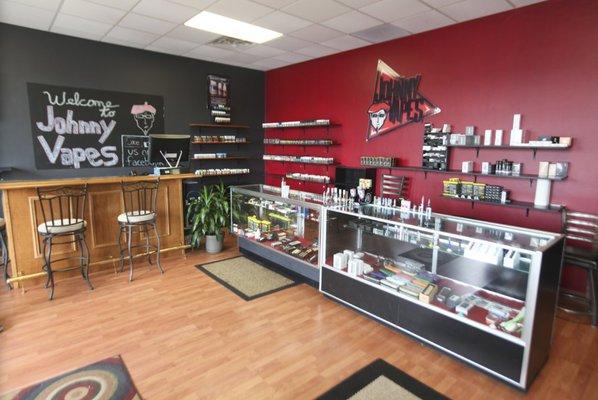 Johnny Vapes Vape Shop Inside