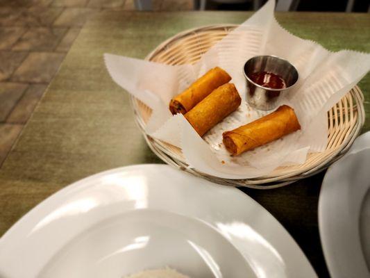 Fried veggies spring rolls