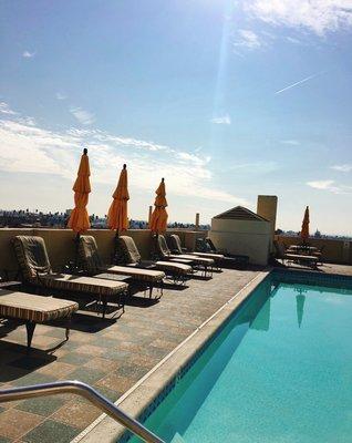 Rooftop pool