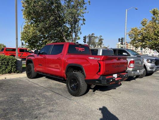 2024 Tundra , Icon CDEV suspension, CBI Rear Bumper