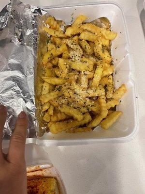 Garlic Parmesan fries.