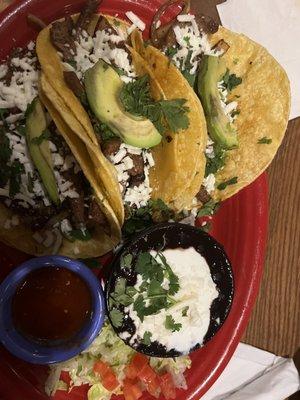 Steak tacos