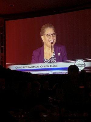 Congresswoman Karen Bass. Los Angeles Country Federation of Labor - Dr Martin Luther King Jr. Breakfast 2020