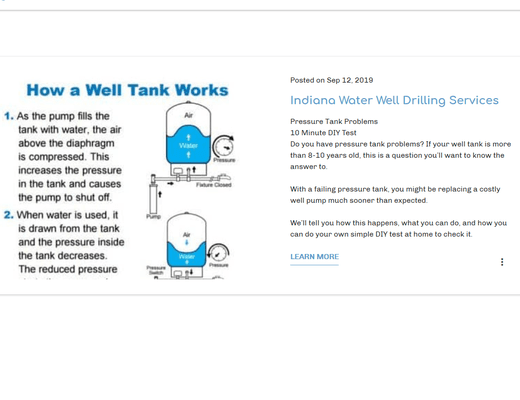 Pressure Tank Problems
  10 Minute DIY Test
  https://indianawaterwells­ervices.wordpress.com