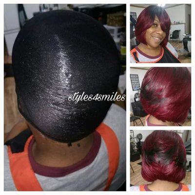 Quick weave bob