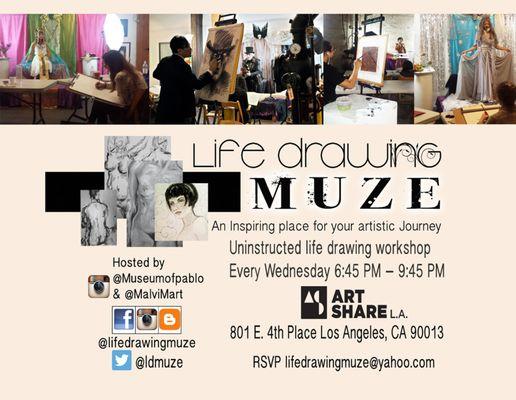 LifeDrawing Muze workshop