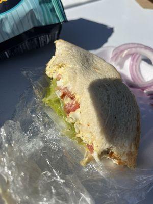 Egg salad sandwich