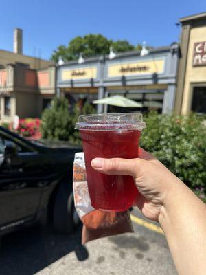 Iced tea/lemonade (and some smoked paprika! They sell spices in bulk as well as tea)