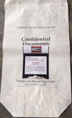 Confidential Shred Bags