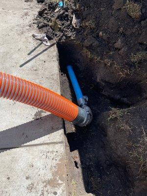 CIPP sewer repair.