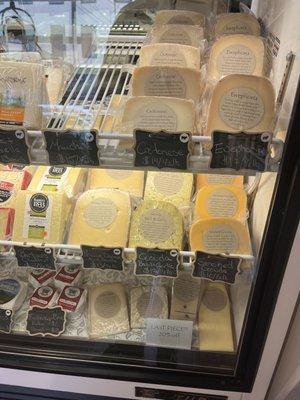 some of the cheese selection