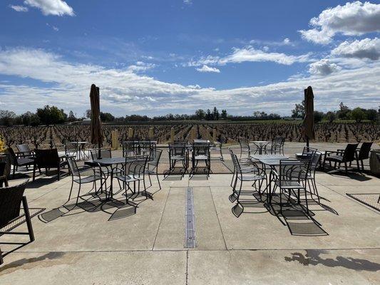 Great outdoor patio area