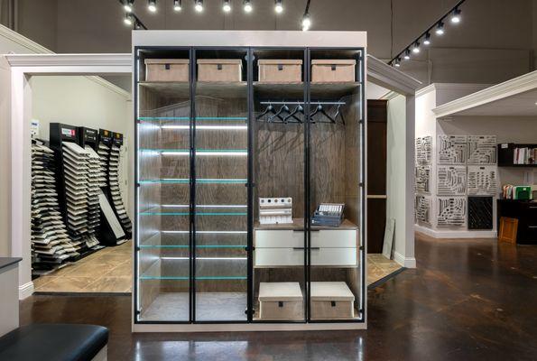 ADG Organizational Solutions - closet showroom