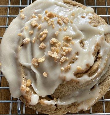 Brown Sugar Cookie with maple frosting and maple sprinkles