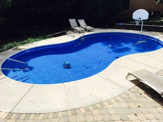 Inground pool liner